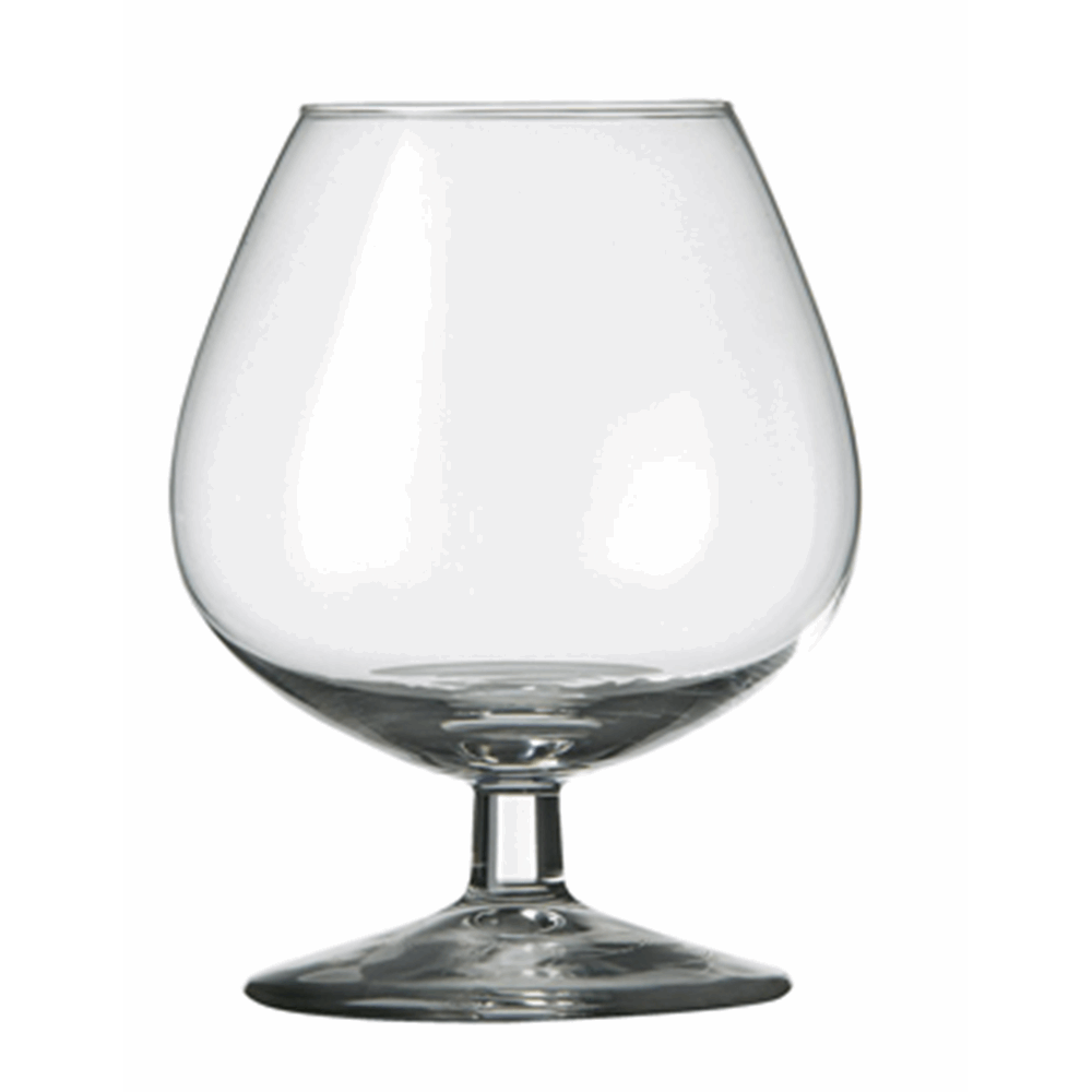 Cognacglas Royal Leerdam Gilde met een inhoud van 25 cl is dit transparante glas met steel en voet te bedrukken of te graveren